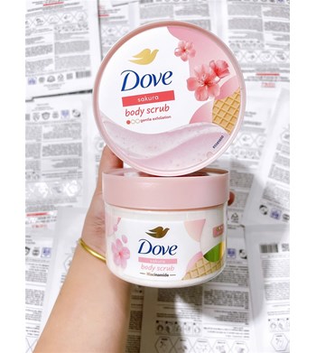  Kem tẩy da chết body Dove Niacinamide  #Sakura