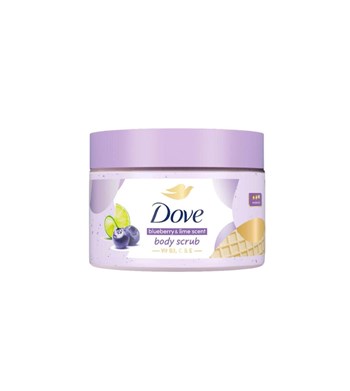  Kem tẩy da chết Dove Vit B3, C & E #Blueberry