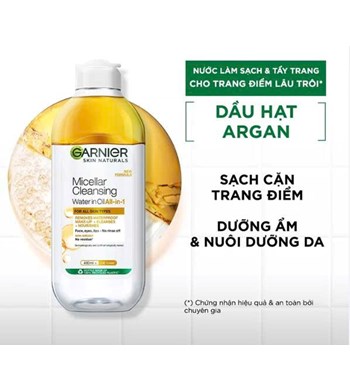 Nước Tẩy Trang Garnier Micellar Oil 400ml
