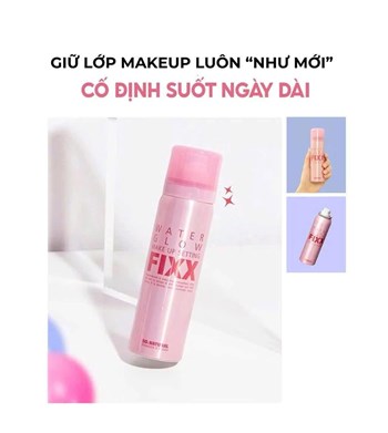 Xịt khoá nền So.Natural Water Glow Make Up 75ml