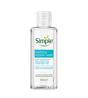 Nước tẩy trang da dầu mụn Simple 100ml