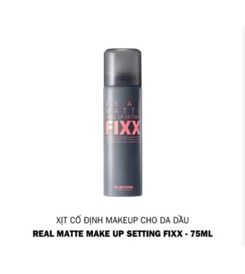 Xịt Khoá Nền So.Natural Real Matte Makeup 75ml