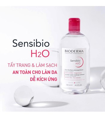 Nước Tẩy Trang Bioderma Sensibio H2O 500ml 