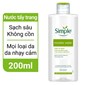 Nước Tẩy Trang Simple Micellar Cleansing Water 200ml