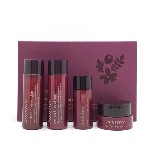Set Dưỡng Mini Innisfree Perfect 9 Repair Special Kit 4 Item