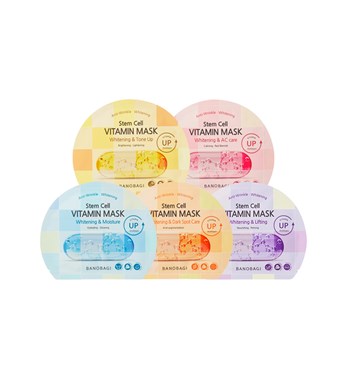 Mặt Nạ Giấy Banobagi Stem Cell Vitamin Whitening Mask 30gr 
