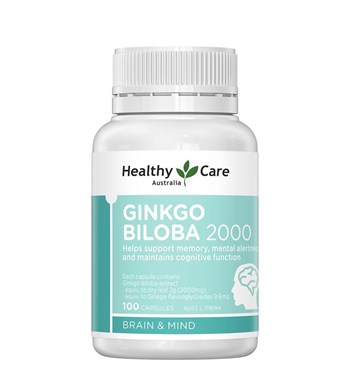 Viên Uống Bổ Não Healthy Care Ginkgo Biloba (100 viên)
