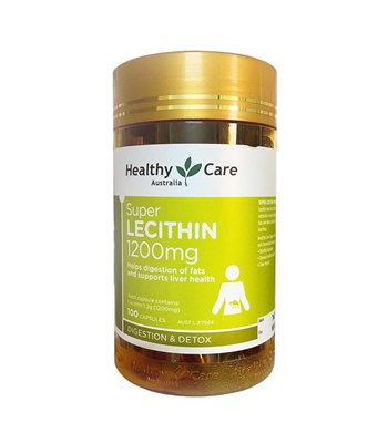 Viên Uống Mầm Đậu Nành Healthy Care Super Lecithin 1200mg - 100 viên