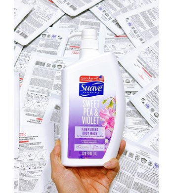 Sữa tắm Suave Body Wash 1.000ml #Sweet Pea & Violet 
