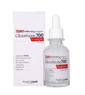 Tinh Chất Angel's Liquid ToneUp Whitening Program Glutathione 700 V-Ampoule 30ml