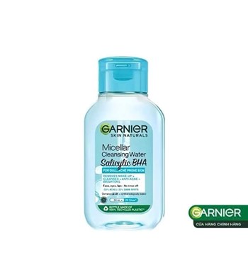 Nước tẩy trang Garnier Skin Naturals Salicylic BHA Micellar Water 50ml