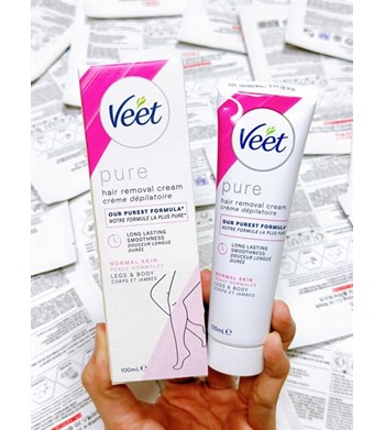 Kem tẩy lông toàn thân Veet  100ml #Da khô