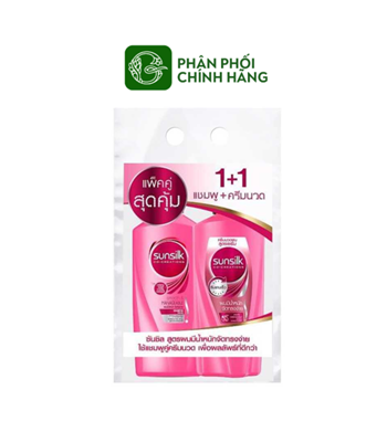 Bộ dầu gội xả Sunsilk Shampoo & Conditioner (325ml x2) #Smooth & Manageable