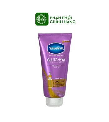 Dưỡng thể Vaseline Gluta-Hya Serum Burst Lotion 70X 290ml #Spotless Glow