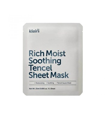 Mặt nạ Klairs Rich Moist Soothing Tencel Sheet Mask 25ml 