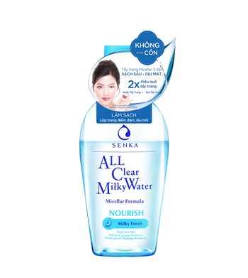 Nước Tẩy Trang Senka All Clear Milky Water