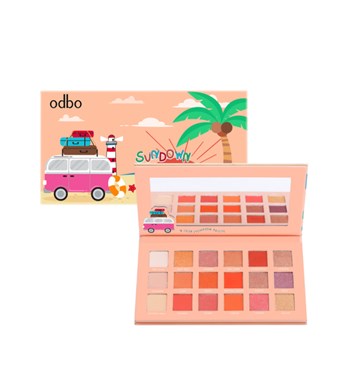 Bảng Màu Mắt Odbo Sun Down 18 Color Eye Shadow