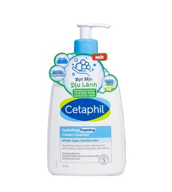 Sữa Rửa Mặt Cetaphil Hydrating Foaming Cream Cleanser 473ml