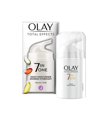 Kem Olay Total Effects 7-In-One Moisturiser Nourish & Hydrate Cream 50ml #Night 