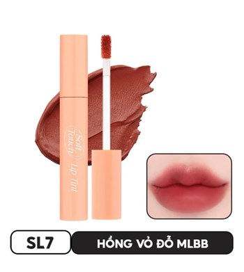 Son tin lì Merzy Soft Touch Lip Tint 3gr #SL7.Devil Rose