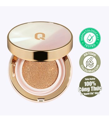 Cushion Glamrr-Q Long Wear DD Cushion SPF50+/PA+++ 13gr #02 Natural