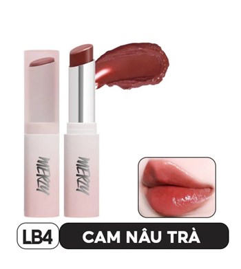 Son dưỡng có màu, mềm mịn mướt môi Merzy Siren Melting Color Lip Balm #LB4