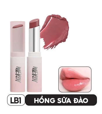 Son dưỡng có màu, mềm mịn mướt môi Merzy Siren Melting Color Lip Balm #LB1