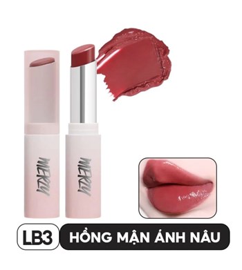 Son dưỡng có màu, mềm mịn mướt môi Merzy Siren Melting Color Lip Balm #LB3