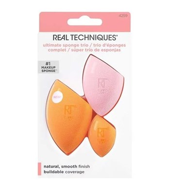 Mút đánh kem nền Real Techniques Ultimate Make-Up Sponge+ Trio #3 cục
