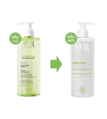 Nước Tẩy Trang SVR Sebiaclear Purifying Cleansing Water 400ml