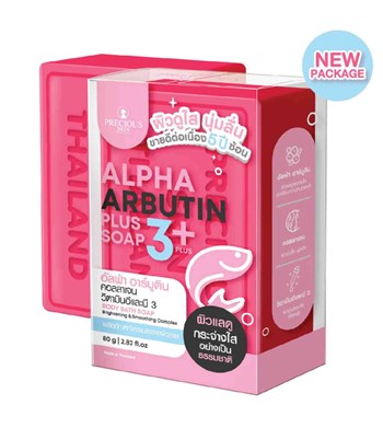 Xà Phòng Tắm Trắng Da Precious Skin Alpha Arbutin 3 Plus+ Soap