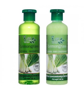 Bộ dầu gội và xả Bio Way Lemongrass Herbal Shampoo+Conditioner (360ml x2)