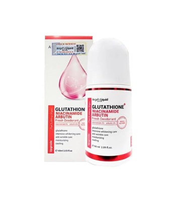 Lăn Angel's Liquid Glutathione+ Niacinamide Arbutin Cooling Fresh Deodorant 60ml