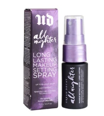 Xịt khóa nền Urban Decay All Nighter Make-Up Setting Spray 15ml