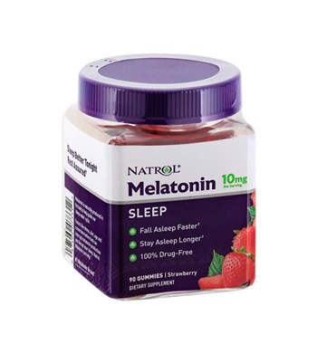 Kẹo hỗ trợ giấc ngủ Natrol Sleep Melatonin 10mg Gummies (90 viên)