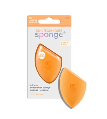 Mút đánh kem nền Real Techniques Miracle Complexion Sponge+ #Cam 
