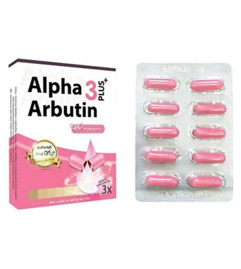 Bột kích dưỡng trắng da Kyra Alpha Arbutin 3 Plus+ (vĩ 10 viên)