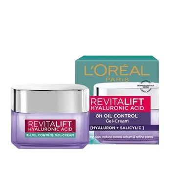 Kem dưỡng L'Oreal Paris Hyaluronic Acid Revitalift 8h Oil Control Gel Cream 50ml