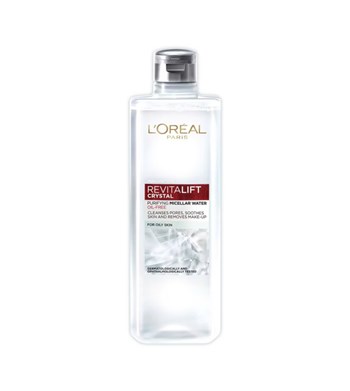 Nước tẩy trang L'Oreal Revitalift Crystal Purifying Micellar Water 400ml