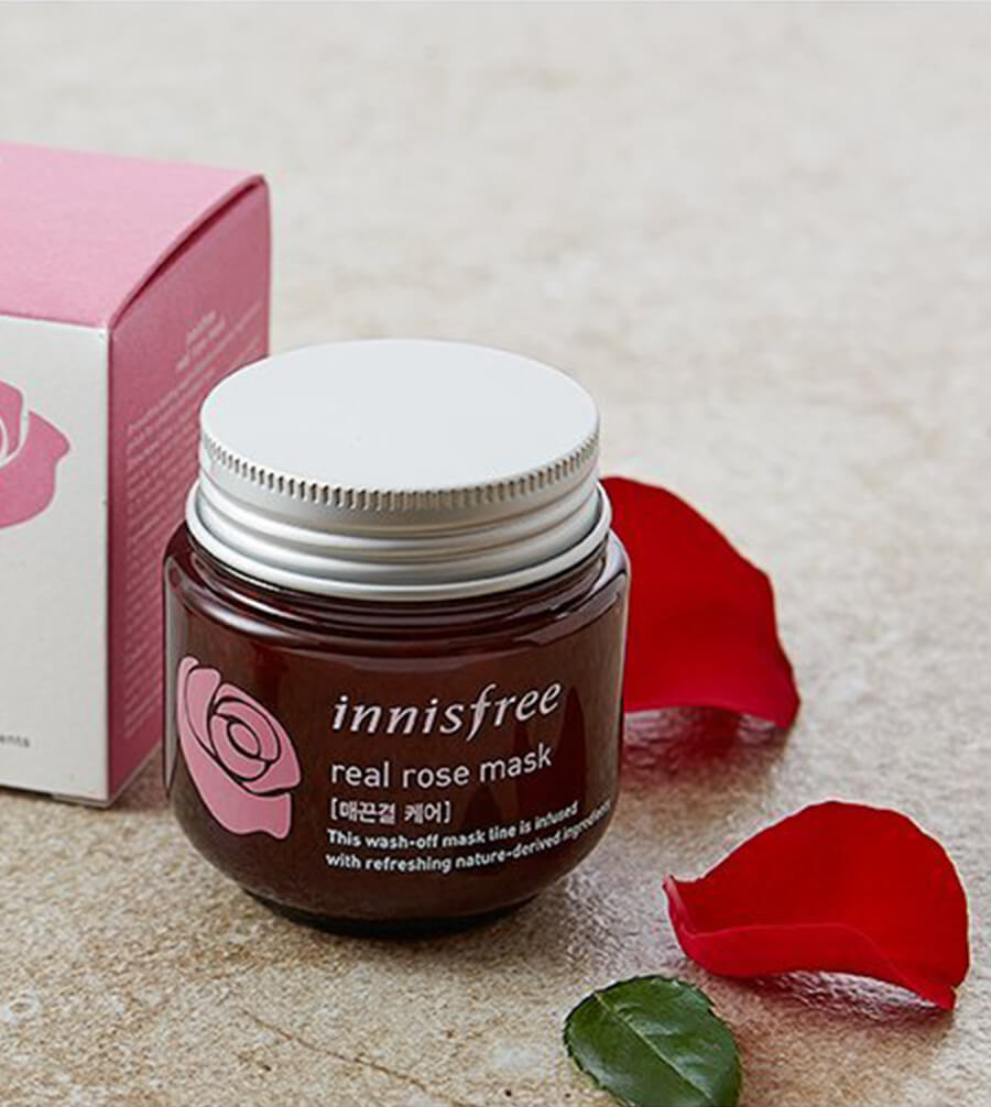 Mặt nạ chiết xuất hoa hồng Innisfree Real Rose Mask
