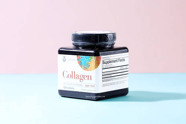 Viên uống bổ sung Collagen Youtheory Collagen Skin, Hair & Nails Formula 120 Tablets dành cho làn da phái đẹp