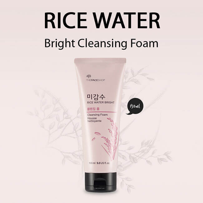 Sửa Rửa Mặt The Face Shop Rice Water Bright Cleasing Foam