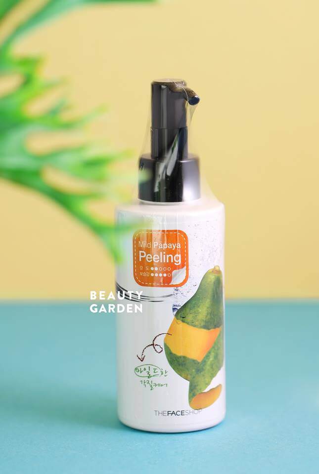 Tẩy da chết đu đủ Smart Peeling Mild Papaya Peeling The Face Shop