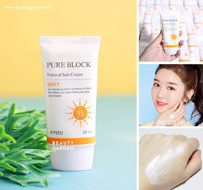 danh gia review kem chong nang apieu pure block natural daily sun cream hinh anh 4