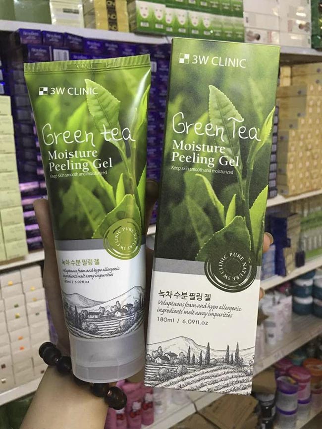 Gel Tẩy Tế Bào Chết 3W Clinic Moisture Peeling Gel 180ml