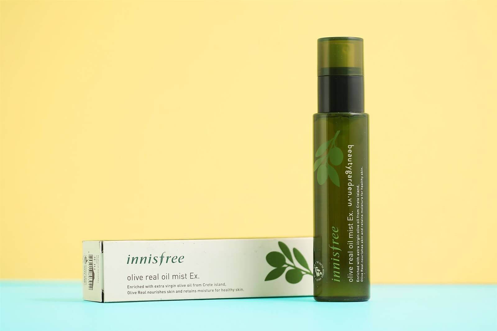 Xịt khoáng dưỡng ẩm chiết xuất từ oliu Innisfree Olive Real Oil Mist Ex.