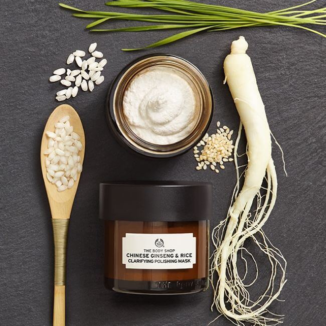 Mặt nạ The Body Shop Clarifying Polishing Mask Chinese Ginseng & Rice
