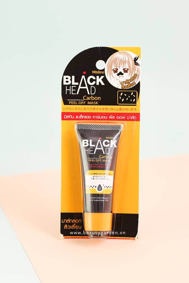 Mặt Nạ Than Lột Mụn Cám Mistine Black-Head Carbon Peel Off Mask Mặt Nạ Than Lột Mụn Cám Mistine Black-Head Carbon Peel Off Mask