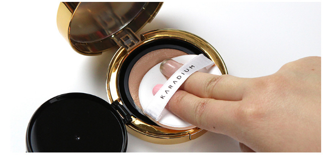 Ph\u1ea5n N\u01b0\u1edbc Ki\u1ec1m D\u1ea7u Karadium Fitting Cover Mesh Cushion