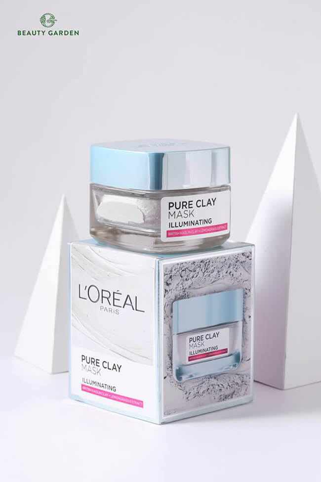 review mat na loreal pure clay mask illuminating chan ai cua cac nang da dau hinh anh 2